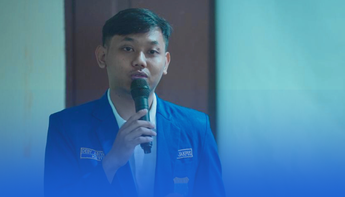 Ketua PC PMII Jakarta Pusat - Debi Abi Yanto Saputra.