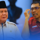 Presiden Prabowo dan Peneliti kebijakan publik IDP-LP, Riko Noviantoro