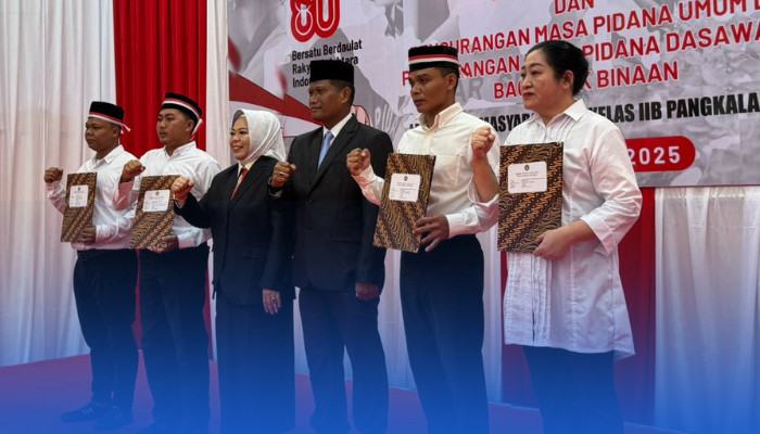 Ratusan Warga Binaan Lapas Pangkalan Bun Rayakan Kemerdekaan dengan Remisi HUT RI ke-80