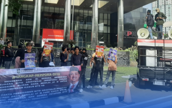 Aksi HMI MPO Jakarta Raya depan KPK RI