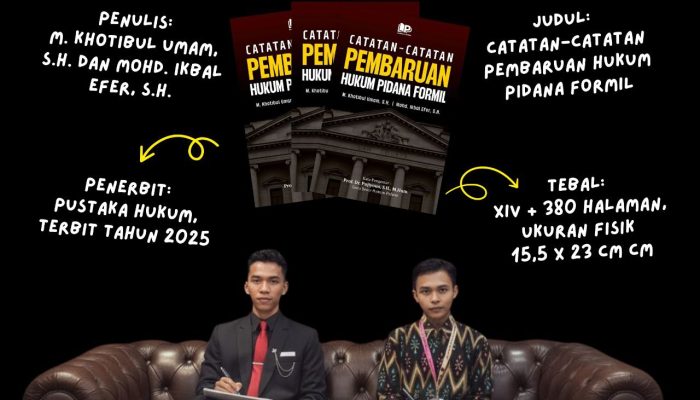 Dua Alumni FH UAD Lahirkan Karya Tulis Buku Bahas Pembaruan RUU KUHAP
