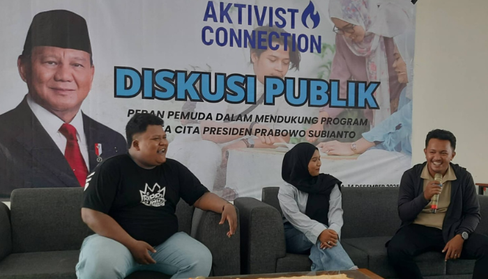 Diskusi Aktivist Conection: Pemuda Siap Kawal Asta Cita Presiden Prabowo