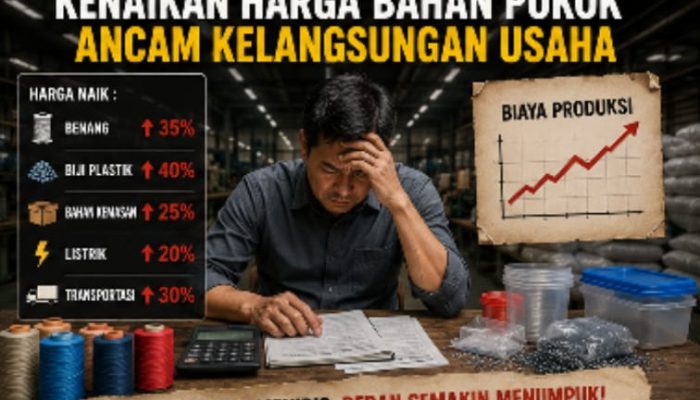 Paguyuban Konsumen Plastik dan Benang Minta Harga Bahan Baku Tidak Naik