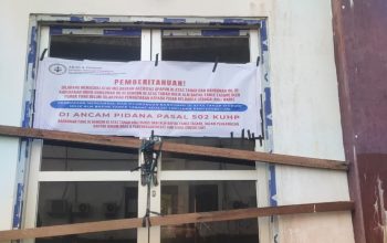 Tanah Belum Dibayar, Kantor Pemkab Bursel Disegel