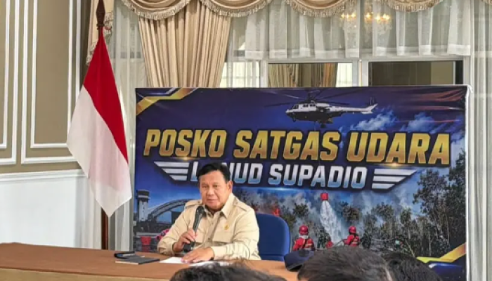 Prabowo Bagi Tugas TNI-Polri Tangani Karhutla di 4 Provinsi Kalimantan