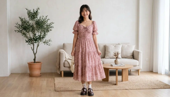Dari Floral hingga Vintage, 4 Dress Korean Style yang Cocok untuk Berbagai Acara