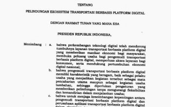 Pemerintah Terbitkan Perpres Nomor 27, SOS : Perlindungan Ekosistem Bisnis Tapi Pengemudi Belum Terlindungi