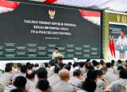 Prabowo Beri Taklimat 800 Pati TNI-Polri, Tekankan Kondisi Strategis Indonesia