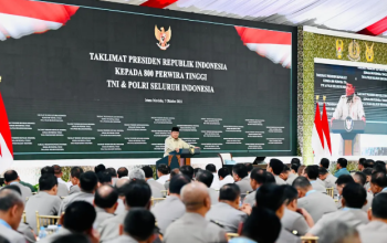 Prabowo Beri Taklimat 800 Pati TNI-Polri, Tekankan Kondisi Strategis Indonesia
