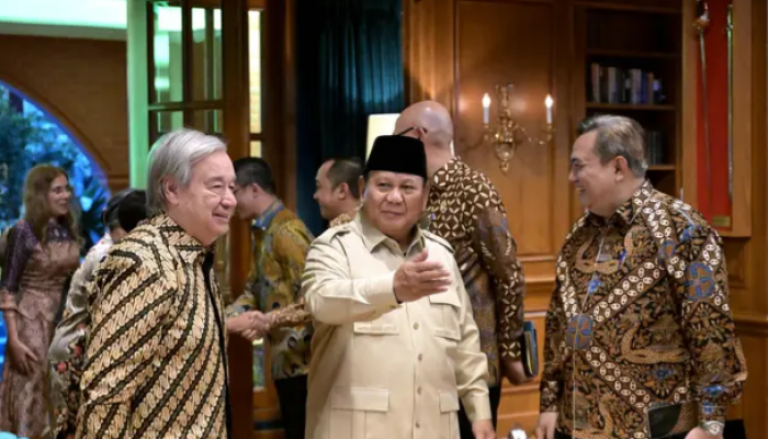 Bahas Isu Strategis Global, Prabowo dan Antonio Guterres Gelar Pertemuan Bilateral di Hambalang